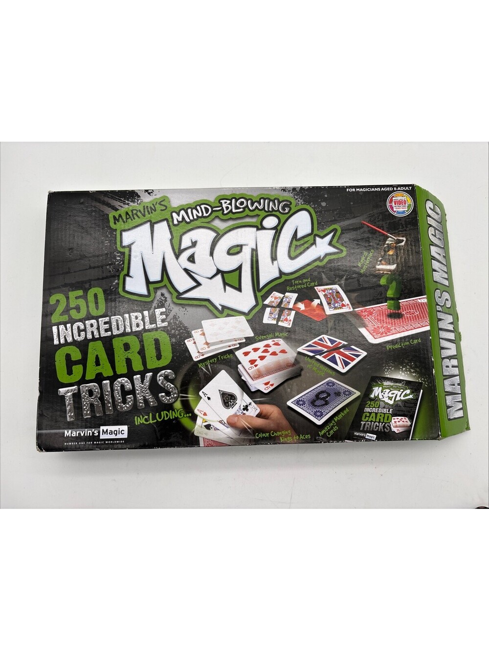 Marvin's Magic - Ultimate 250 Card Tricks Set - Ages 8 Up, Adults Opened Read